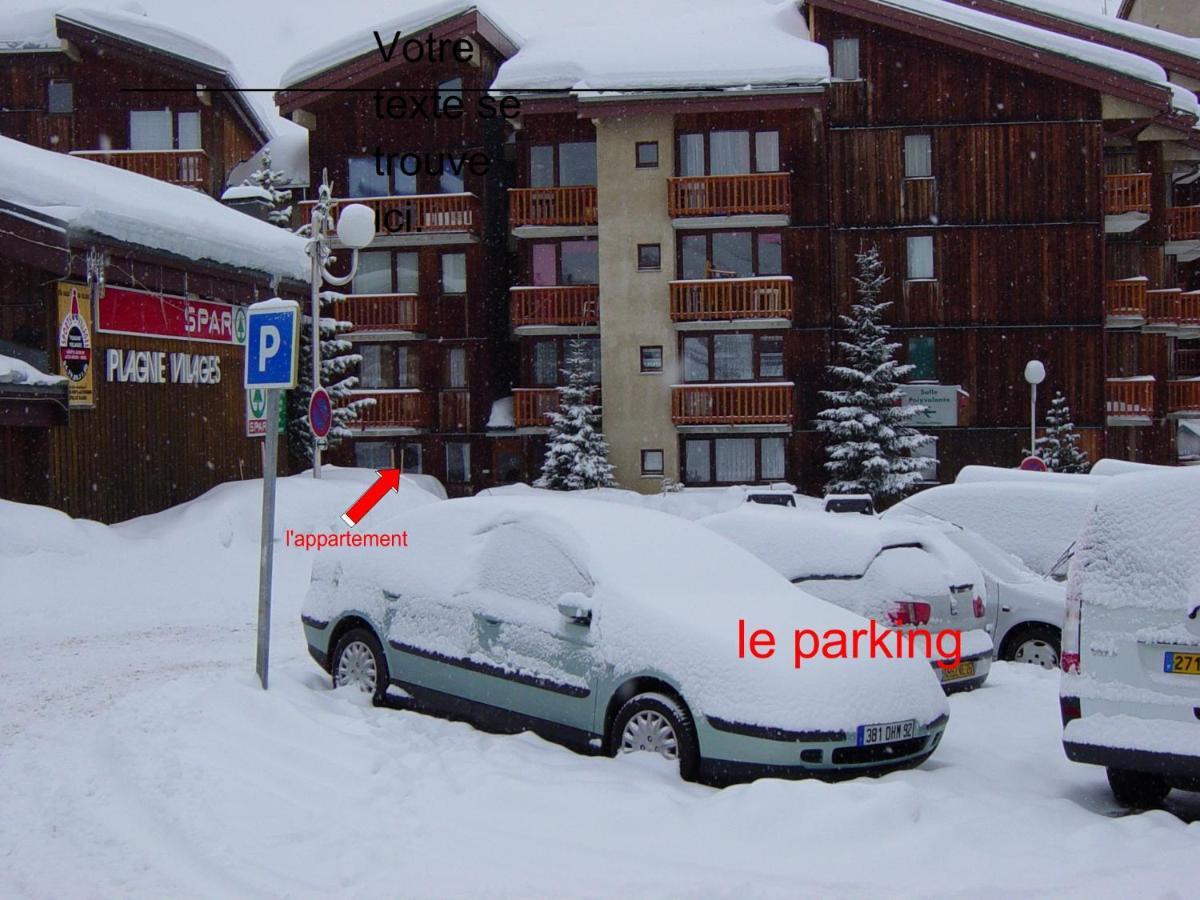 Appartement 5 Pers Plagne Village La Plagne Exteriör bild